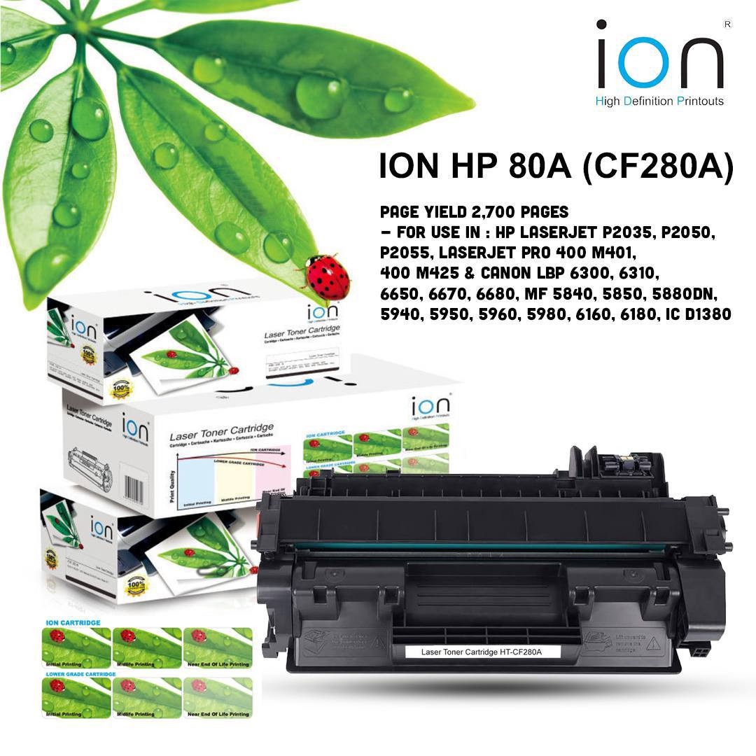 Toner HP 80A | ION Toner HP CF280A